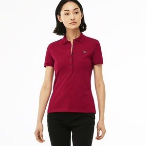 Women’s slim fit LACOSTE polo
